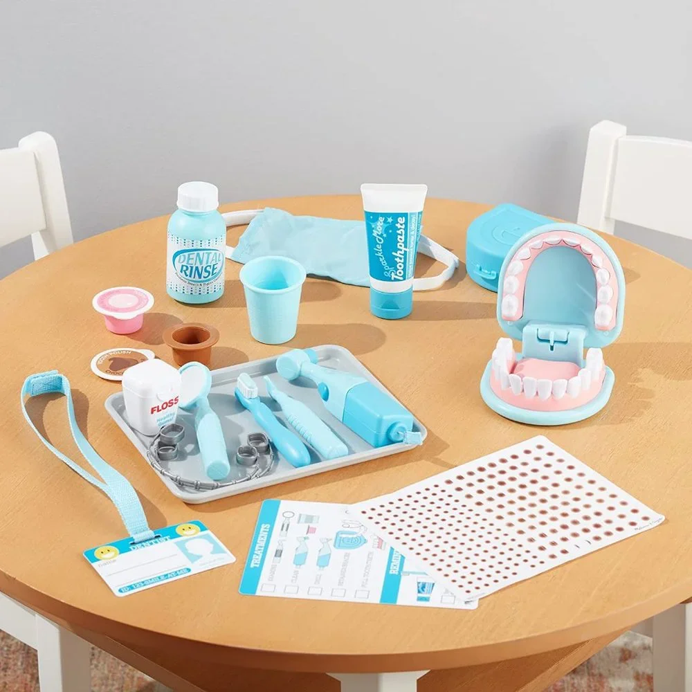 NEW Melissa & Doug Dentist Dental Pretend Play Teeth Set 25-piece Dentures